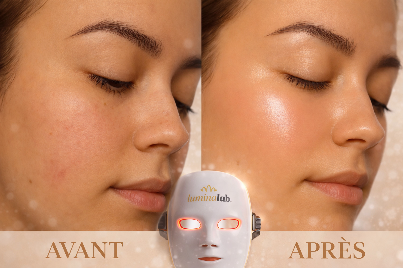 Masque LED de Luminothérapie 7-en-1 - Lumina Lab